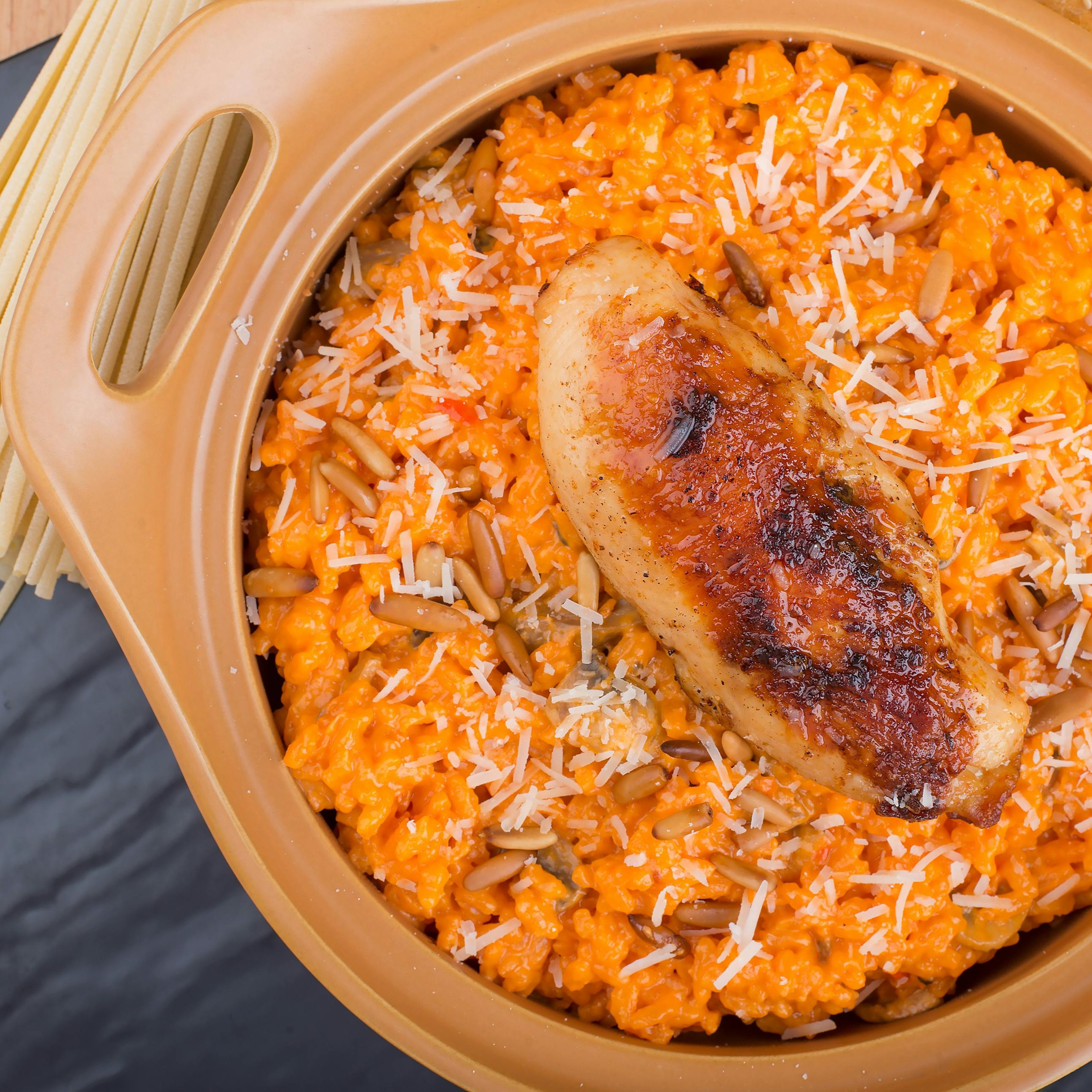 Pompoenrisotto met salie